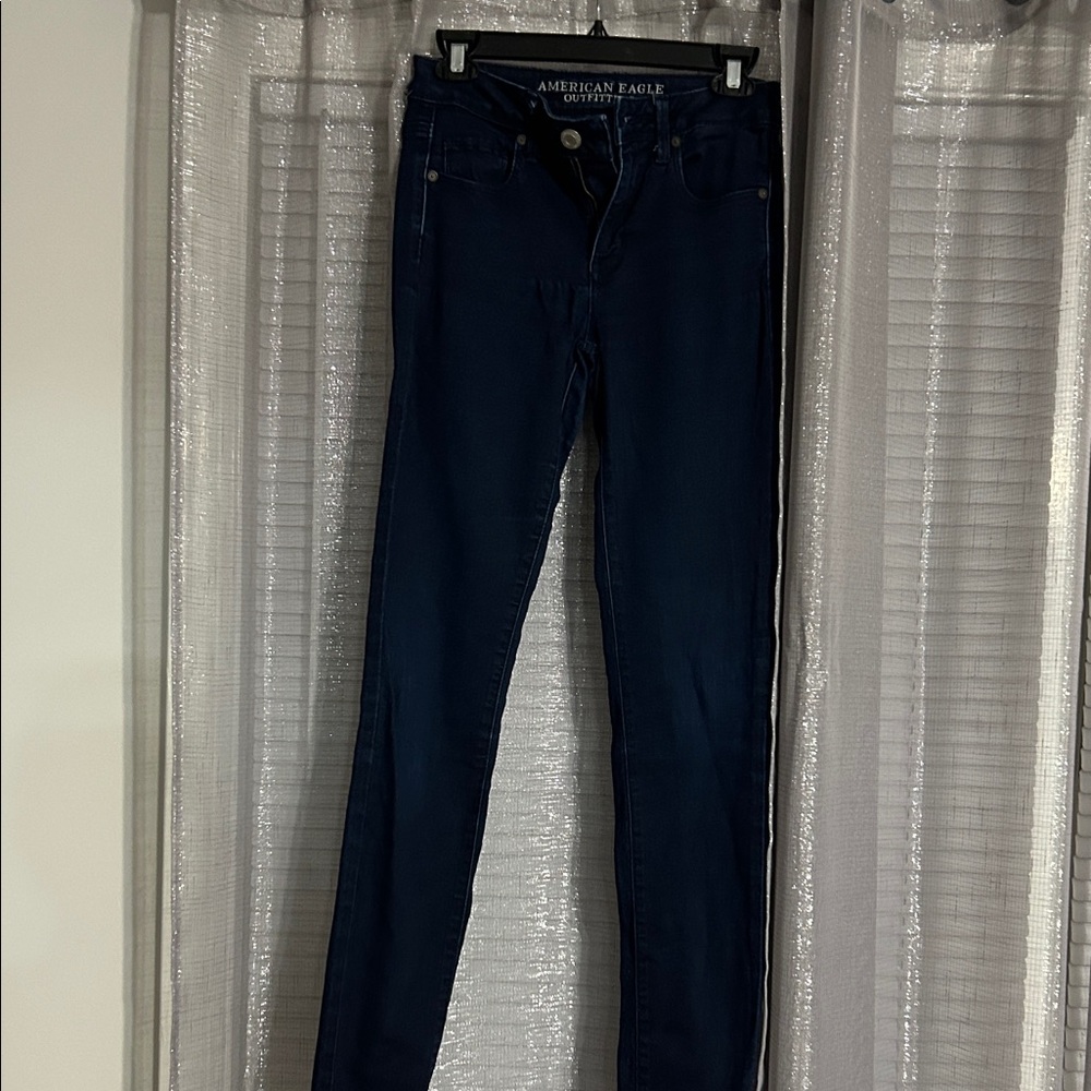 American Eagle Outfitters Women's Navy Skinny Jeans